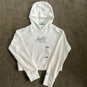 NWT Girls Nike Air Crop Sweatshirt